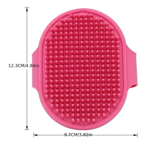Cepillo de guante para mascotas Mitt para aseo de perros | removedor de pelo para piel de gato desprendimiento masaje manual - Imagen 8 de 23