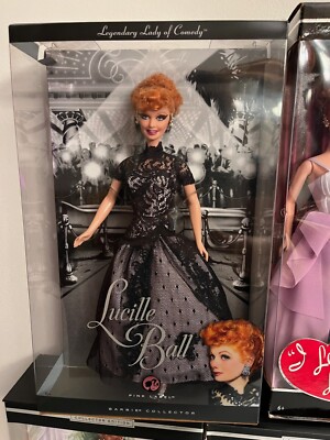 Lot of 7 I Love Lucy Barbie Operetta-Lucy Ricky Santa