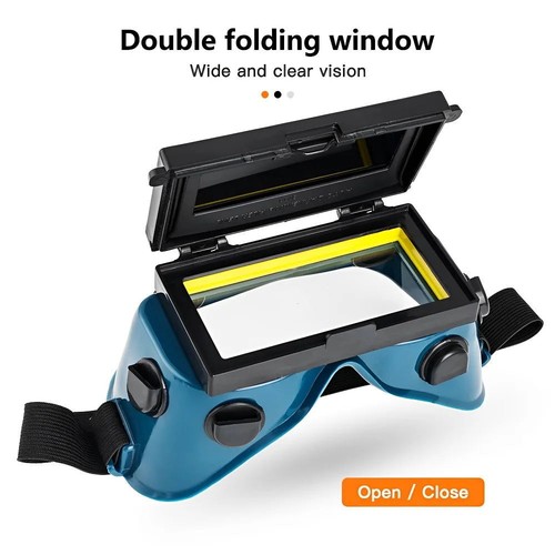 Para gafas de soldador con energía solar automática máscara de soldadura casco ojos gafas - Imagen 13 de 18
