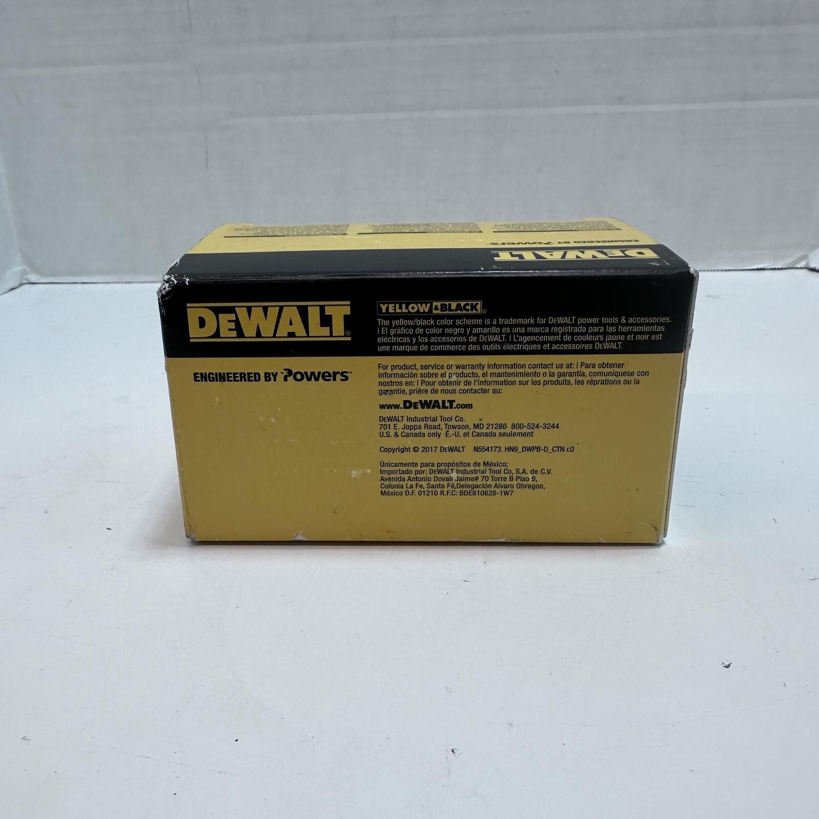 (Lot of 5) Dewalt Drive Pin, 0.300" Head, 7/8" Washer, 1-1/4", QTY 100