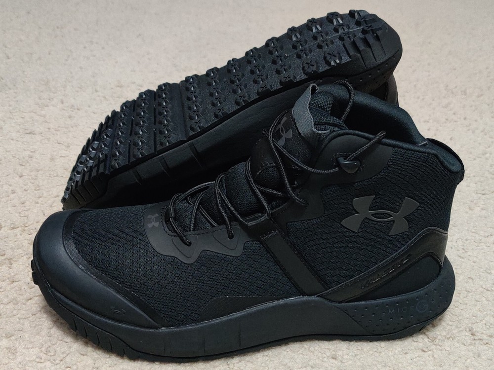 Under Armour Mens Micro G Valsetz Mid Tactical Hiking Boots 3023741-001 Multi Sz