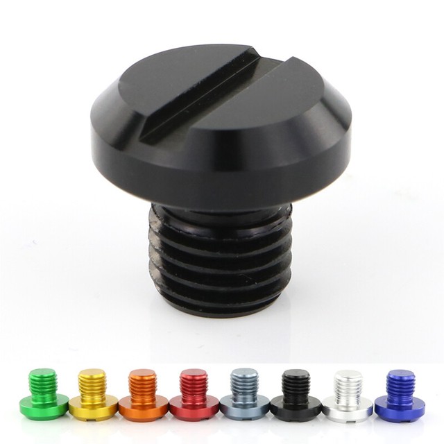 2 Tappi Foro Specchio Moto M10x1.25 - Lega Alluminio CNC, Per Suzuki, Honda, Yamaha, Kawasaki - Foto 11