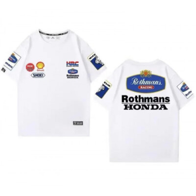Rothmans x honda HRC MotoGP T-shirt NSR Size L White [Unused] From