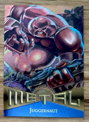 Fleer Marvel Metal 1995 Chrome #99 JUGGERNAUT - NEUWERTIG!