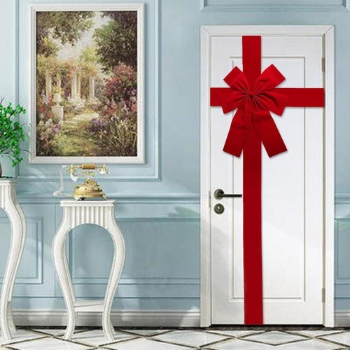 Bow Christmas Streamers Christmas Decoration Diy Bow Ribbons - Picture 3 of 11
