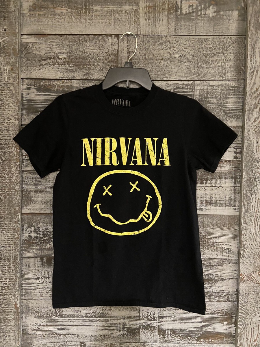 NIRVANA Toni & Guy Tシャツ ブラック Nirvana T Shirt Black 100% Cotton Unisex Adults Size Small