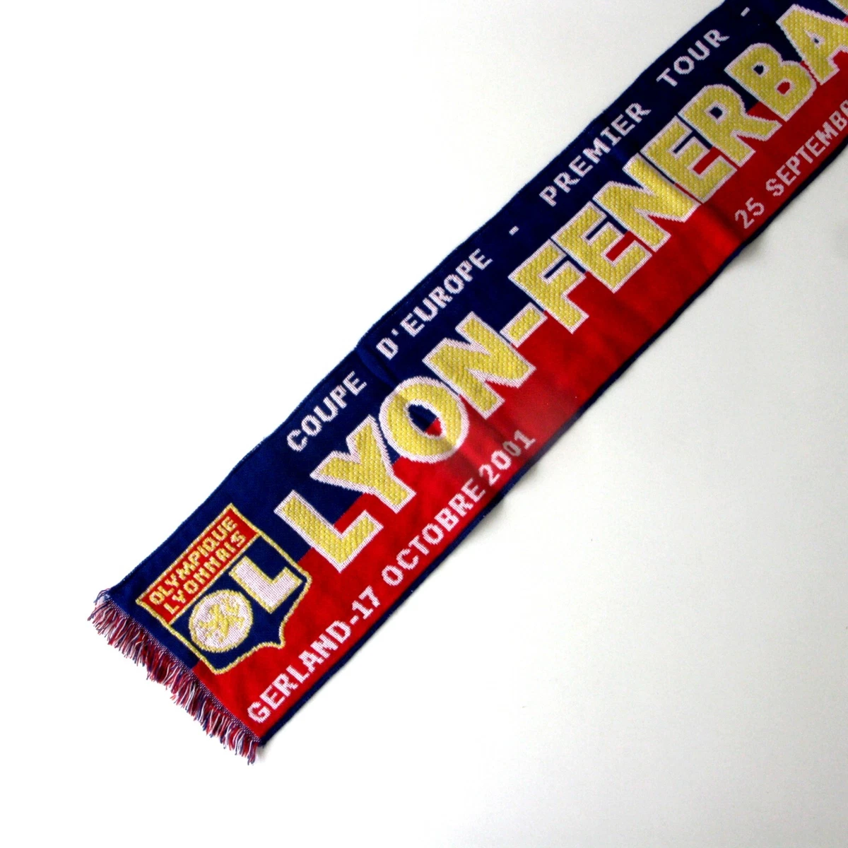 Écharpe Olympique Lyonnais (OL) – Supporters De Foot – Club Français