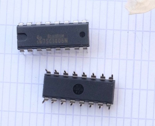Lot De 2 Circuits Intégrés Texas Instruments SN7486N - Portes Logiques XOR, Occasion Mais Fonctionnels