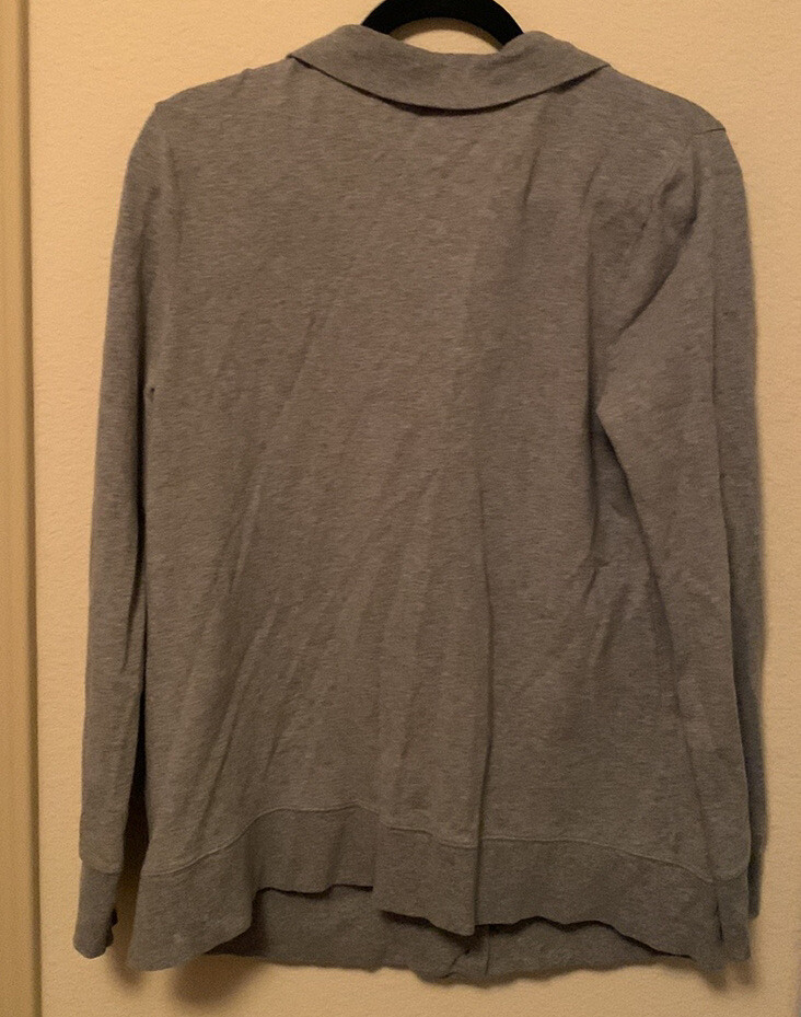 GAP maternity Jacket: Grey: Medium: Button Up Wit… - image 2