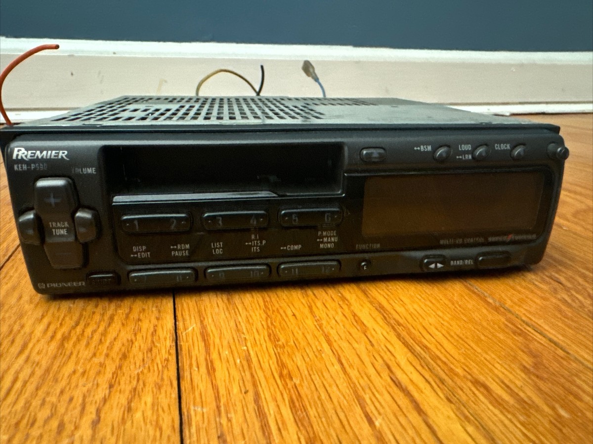 Old School Pioneer Premier KEH-P590 Car Radio Stereo Cassette CD