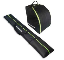 Set ski bag ski bag ski helmet and ski boot bag bag waterproof length 180 cm