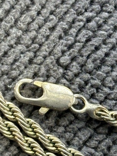 24k GB Gold Bonded Rope Necklace Chain 17 1/2” Inches - Picture 3 of 8