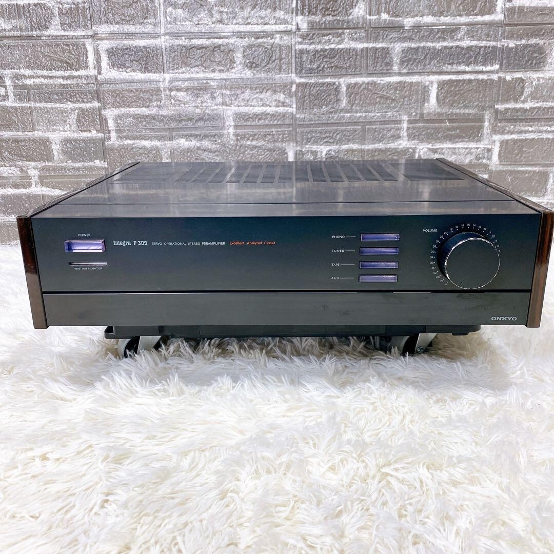 【希少】オンキョー INTEGRA　P-309 プリアンプ　【レア】 Onkyo Integra P-309 Servo Operational Stereo Preamplifier
