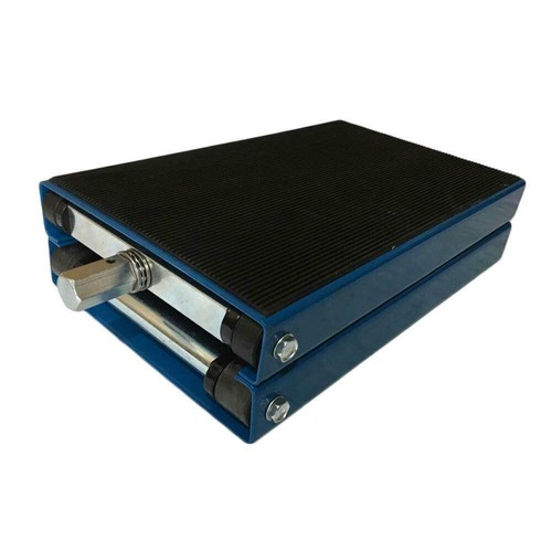 1100LB Deck Motorcycle Center Scissor Lift Jack Hoist Stand ATV Blue - Picture 2 of 4
