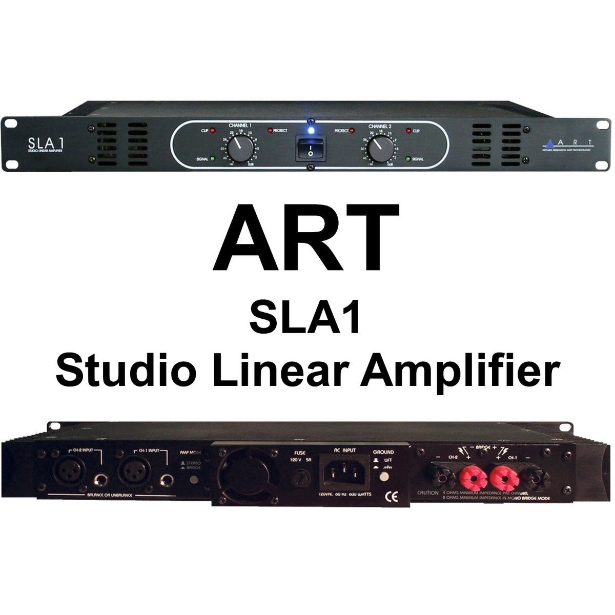 ART SLA1 260w Bridged (1) Rackspace Linear Studio Amplifier