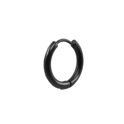 Unisex Titanium Steel Hoop Ear Ring Stud Earrings Mens Women Jewelry Punk Gift - Picture 13 of 20