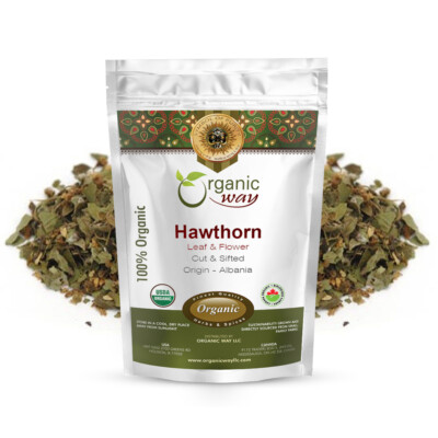 #ad #ad Organic Way Hawthorn Leaf and Flower Cut amp; Sifted Kosher amp; USDA Certified $12.99