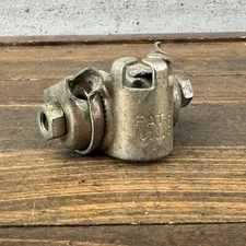 Viscount PatP Guts Gold Seat Clamp VIC PAT-P Clamp Old School BMX OG 80s Race B4