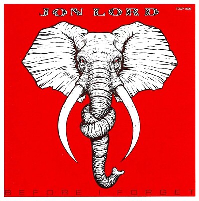 JON LORD   Before I Forget - 1982 - CD - MINT - Neil Murray - Cozy Powell