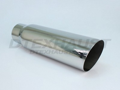 Q9-405018SL EXHAUST SLANT STAINLESS TEXAS TIP 4'' INLET 5'' OUTLET 18'' LENGTH 