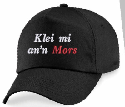 Cap BESTICKT individuell personalisiert Spruch Namen Mütze Klei mi an'n mors