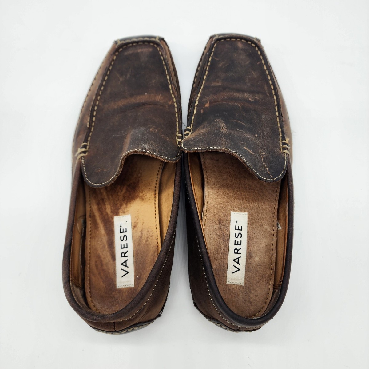 Varese Men’s Cognac Leather Loafers – Size 9D (Style: MAX 311140) Florsheim Modena Moc Toe Bit Loafers, Cognac - Tan | Loafers  main image 4