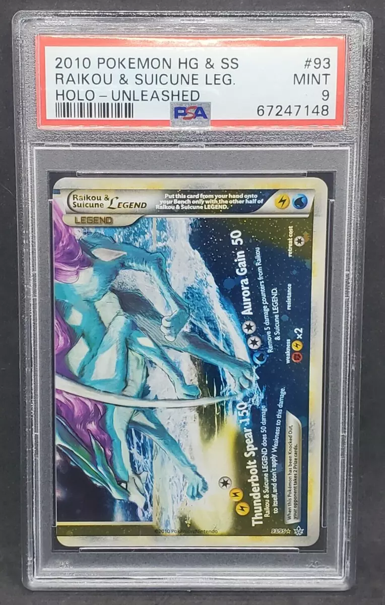 Raikou & Suicune Legend (Bottom) - Unleashed - Pokemon