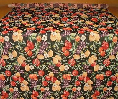 Tela De Tapiz Cortina Tapicería Frutas De Verano Bolsa De Cojín - Imagen 1 de 4