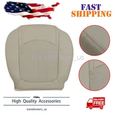 For 2008-2012 Buick Enclave Driver Bottom Replacement Leather AC Seat Cover Tan