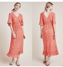 NWT Farm Rio Devore maxi dress size XS side zip machine wash