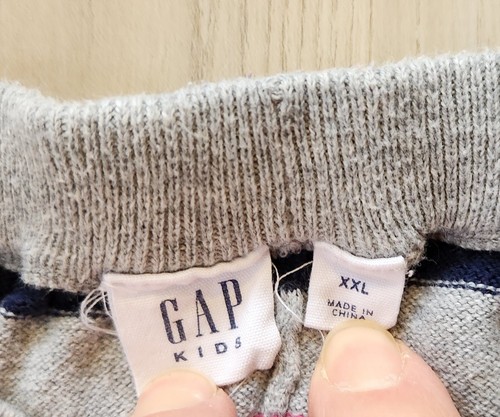 Gap Kids Sweatpants Girls Size XXL Rainbow Striped Lounge Wear Pajama Pants - Picture 2 of 5