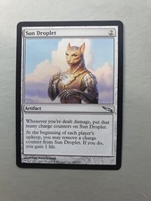 Sun Droplet , MTG Mirrodin (2003). Uncommon Artifact NM