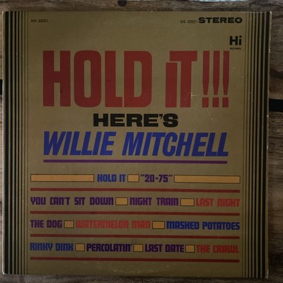 Hold It !!! Here's Willie Mitchell LP Memphis soul funk hot MONO pressing EX