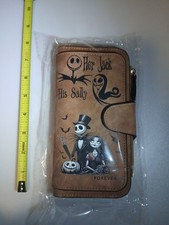 The Nightmare Before Christmas Wallet Her Jack His Sally Now And Forever New