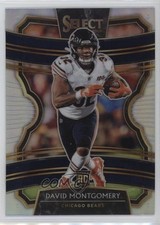 2019 Panini Select Concourse Silver Prizm David Montgomery #27 4f5