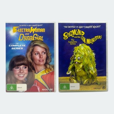 Electra Woman & Dyna Girl + Sigmund & the Sea Monsters Complete Series' R4 DVDs
