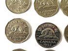 Lot of 9 Canada 5 Cent Coins - Years 1941 thru 1975.  see description for years. — photo 5