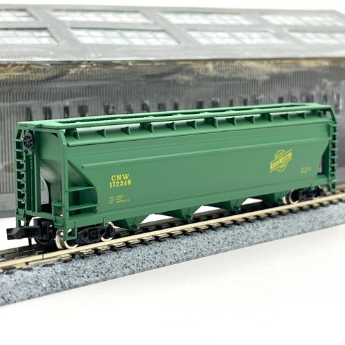 Tolva de flujo central modelo Power escala N Chicago North Western 4 bahías ACF CNW 172349 | Zustand: Used