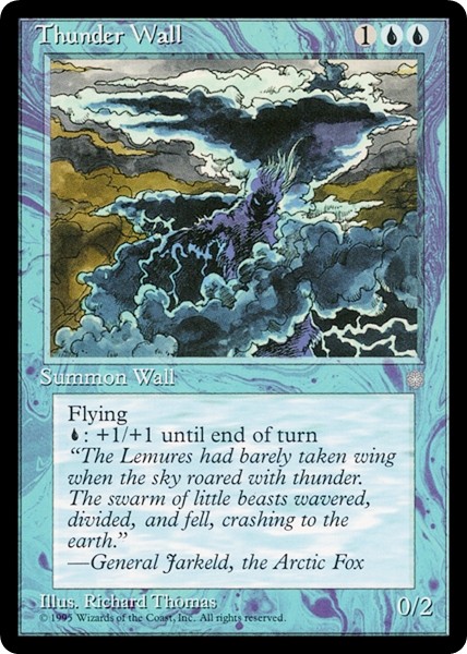 THUNDER WALL x4 mtg EX/NM Ice Age 4 Unc