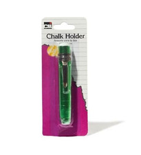 Charles Leonard Chalk Holder w/1-pc Assorted Colors Aluminum Office School Home