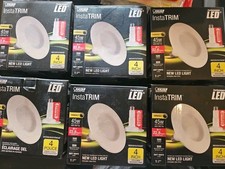 NEW 45W 4" FEIT InstaTRIM Adjustable Dimmable Retrofit LED 2700K - 46 Pack