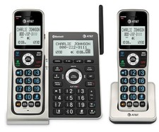 AT T BL3107-2Cordless Phone 2 Handsets Bluetooth Smart Call Blocker Answer Syste