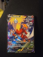 Pokemon Card - Blaziken V Silver Tempest TG14/TG30 Ultra Rare