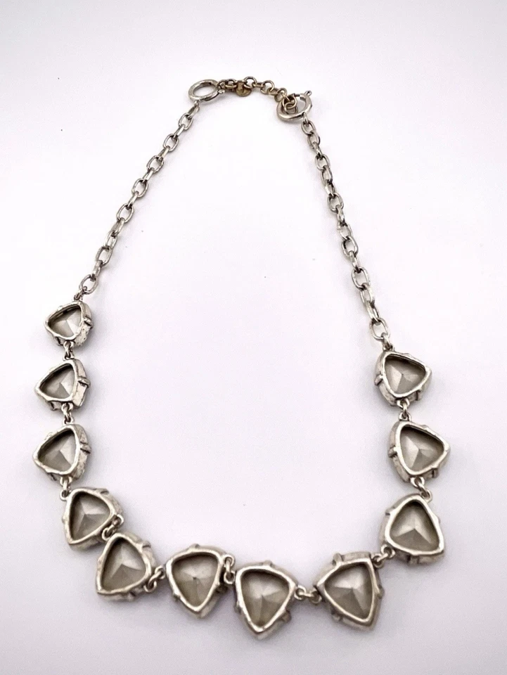 Collar Stella Dot Gris Cristal Somerville 17 En Cuello AB-5 Foto 2 de 4