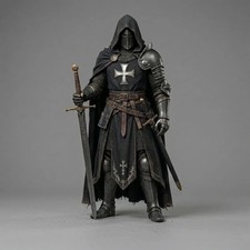 Handcrafted Templar Knight Full Armor Suit   Halloween Cosplay Steel Plate Armor