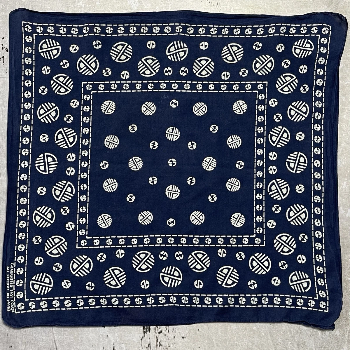 ▪️40’s【COWBOY】 VINTAGE BANDANA Rockabilly Western/Bandana Vintage Plain & Solid Handkerchiefs for