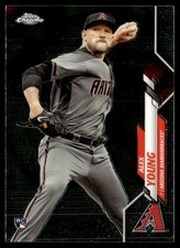 2020 Topps Chrome Alex Young Rookie Arizona Diamondbacks #115