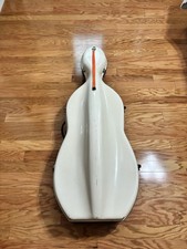 Fiberglass Cello Case with Wheels-Fits 4/4 Fu...