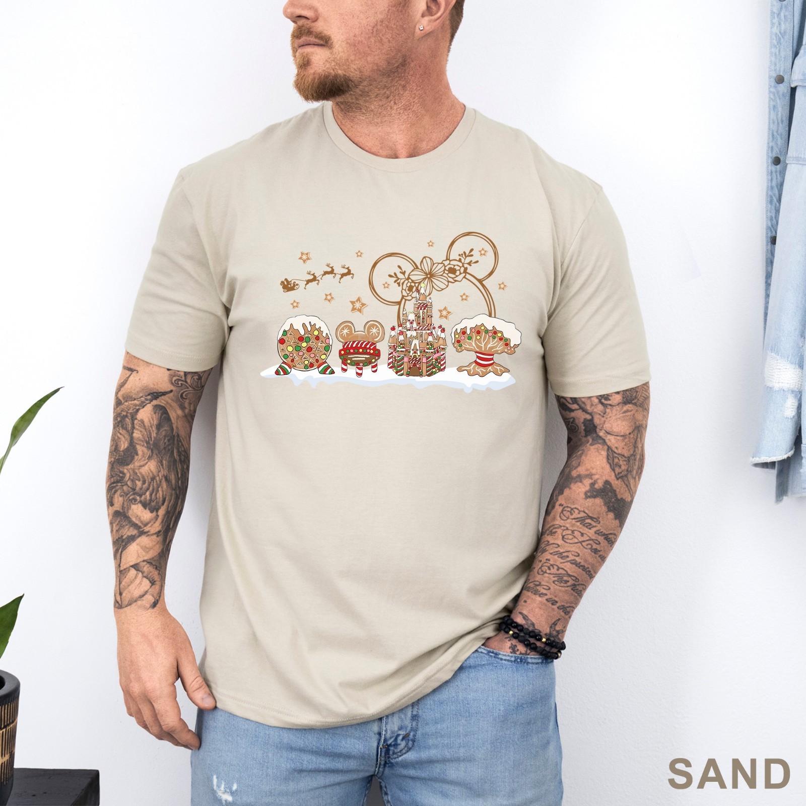 Disney Gingerbread Castle Shirt, Christmas Castle Shirt, Disney Christmas 203706