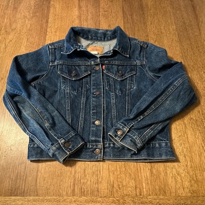 Levi Girls Teen Large Jean Jacket 76001-0214 Large Blue